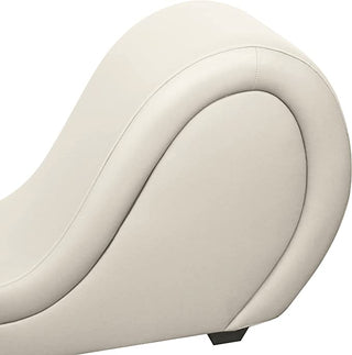 ANDOV Sex Chair Tantra Sofa Seat Sex Furniture Chaise Bed Kama Sutra Yoga Positions Stretching Relaxation Erotic Couple Gifts for Adults PU Leather,  White
