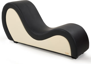 ANDOV Curved Lounge Chair – Black & White