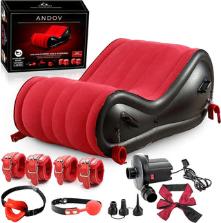 ANDOV Inflatable Sex Chair Kit - Adult Bedroom BDSM Toys ANDOV Inflatable Sex Chair Kit - Adult Bedroom BDSM Toys