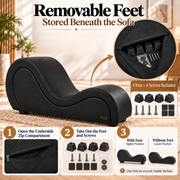 ANDOV Curved Lounge Chair – Black
