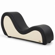 ANDOV Chaise longue curva – Negro y blanco