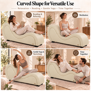 ANDOV Curved Lounge Chair – White