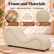 ANDOV Curved Lounge Chair – White