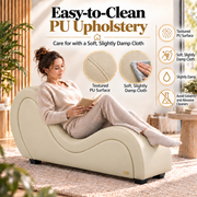 ANDOV Curved Lounge Chair – White