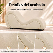 ANDOV Chaise longue curva – Blanco