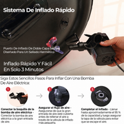 ANDOV Sofá hinchable con accesorios para adultos